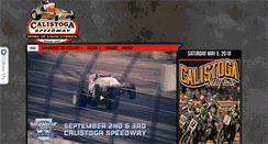 Desktop Screenshot of calistogaspeedway.org