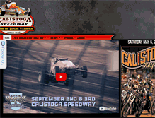 Tablet Screenshot of calistogaspeedway.org